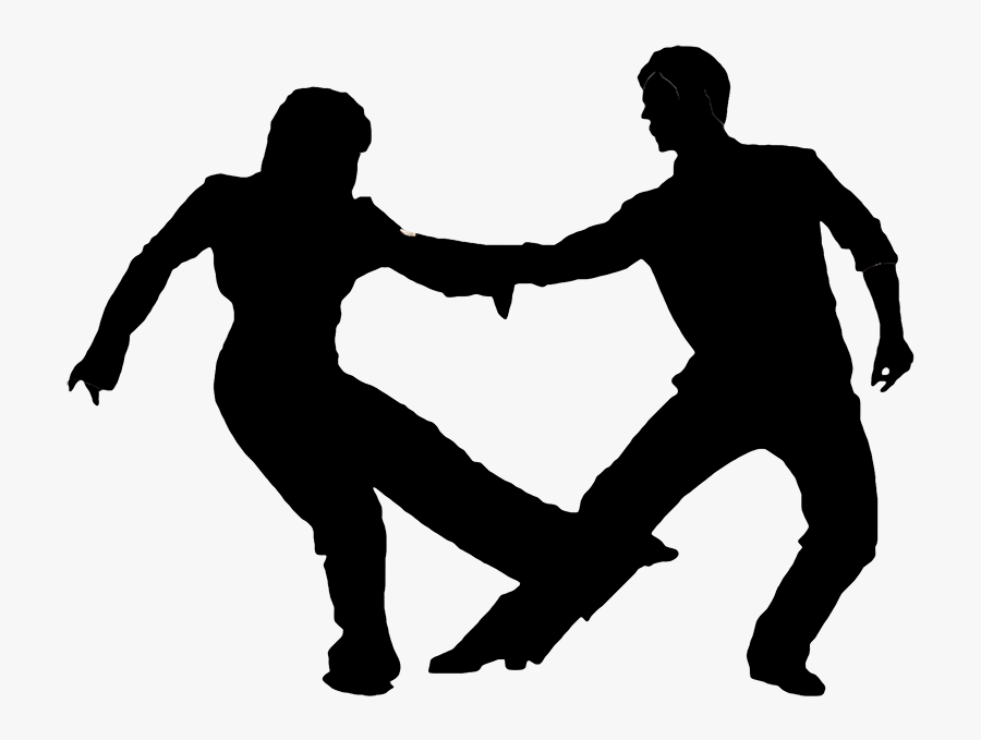 Tap Dancer Silhouette Clipart Panda - West Coast Swing Dance, Transparent Clipart