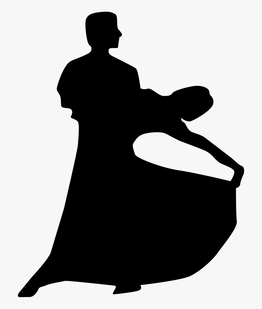Couple Silhouette Of Flamenco Dance Comments - Man And Woman Dancing Silhouette, Transparent Clipart