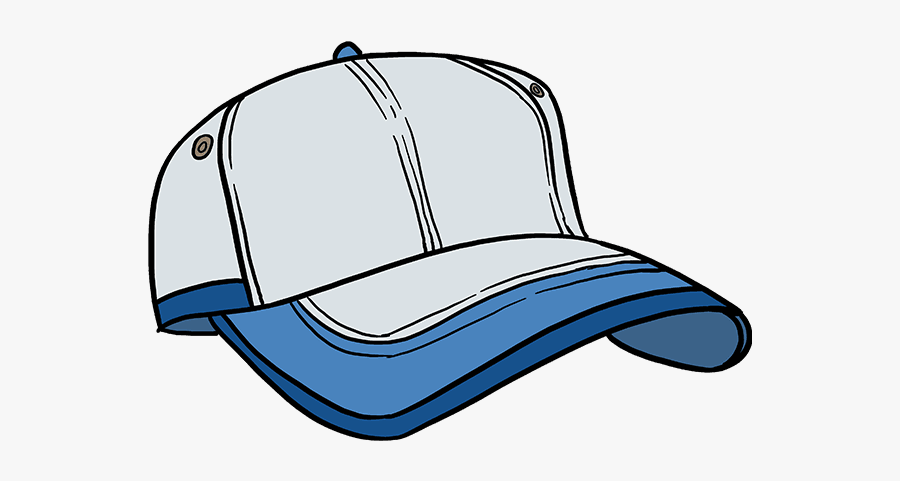 How To Draw Baseball Cap - Cap Drawing, Transparent Clipart