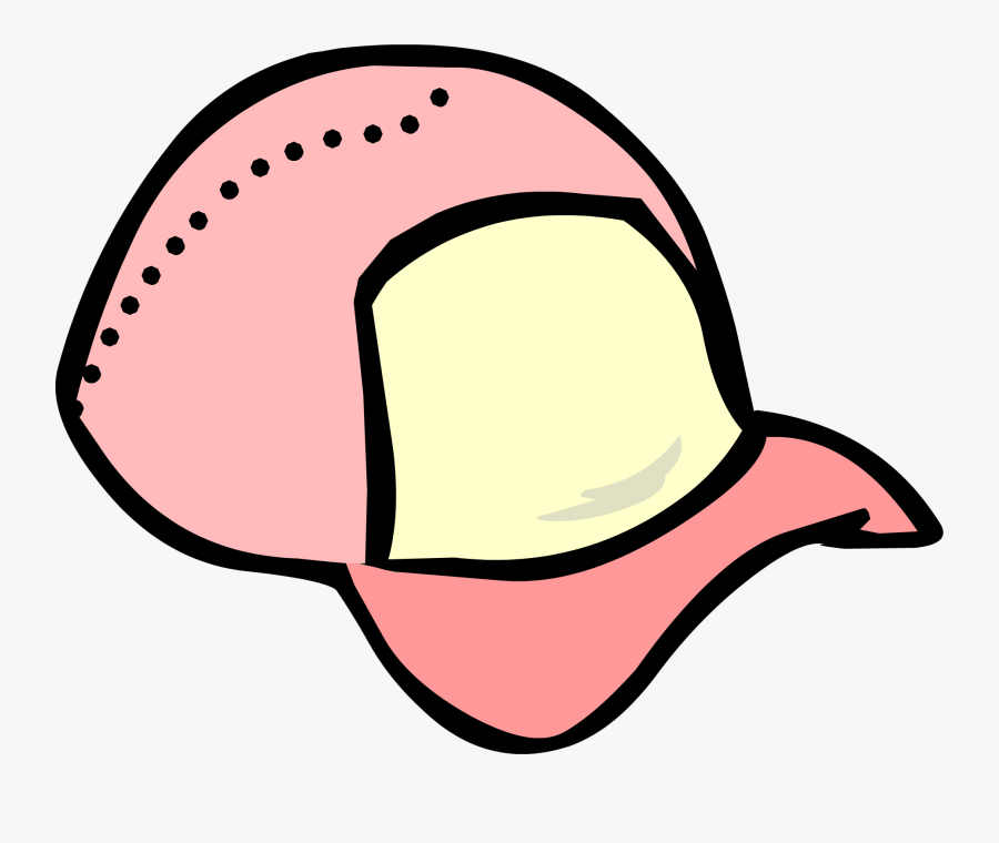 Pink Ball Cap - Club Penguin Baseball Cap, Transparent Clipart
