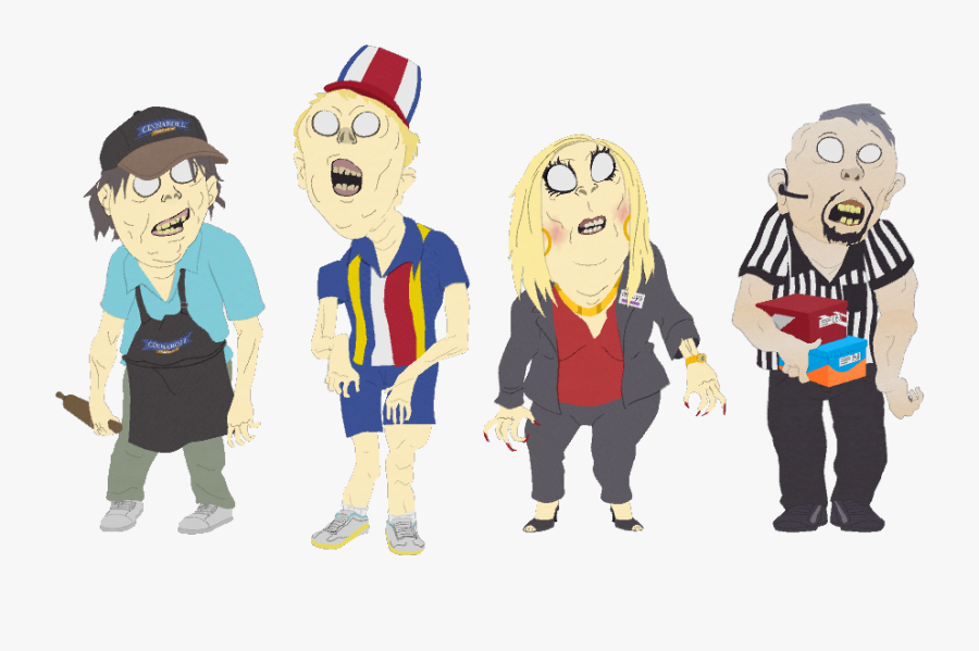 South Park Mall People, Transparent Clipart