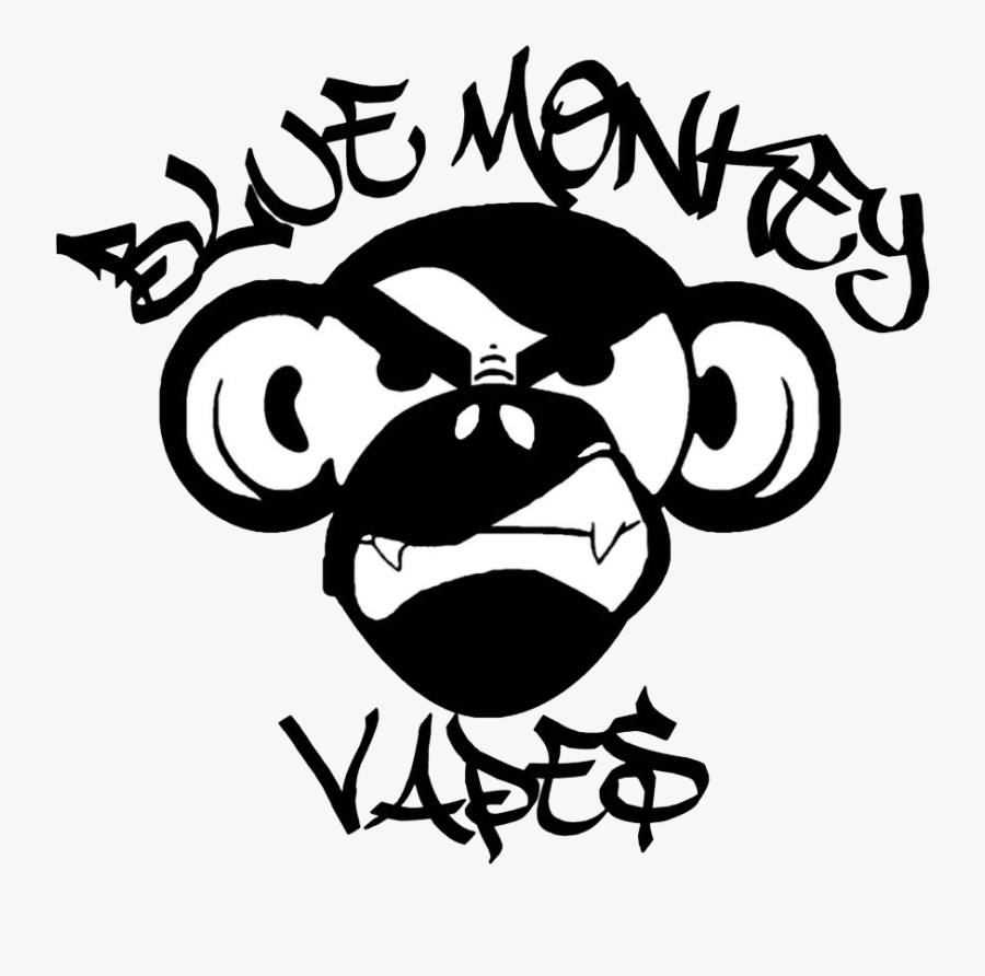 Blue Monkey Vapes Logo - Blue Monkey Vapes, Transparent Clipart