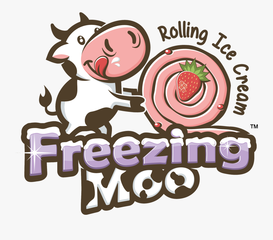 Freezing Moo Logo - Freezing Moo Rolling Ice Cream, Transparent Clipart