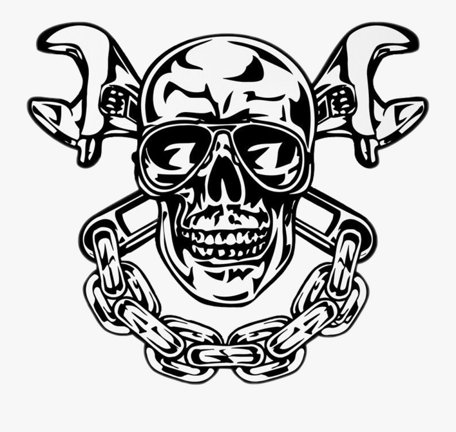 Clipart Skull And Piston , Png Download, Transparent Clipart