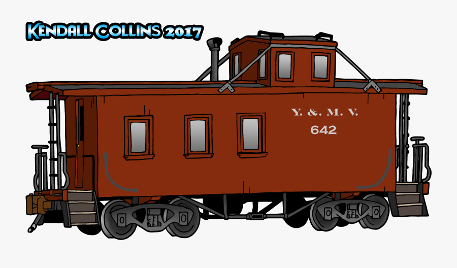 Y & Mv Caboose - Red Caboose Train Deviantart, Transparent Clipart