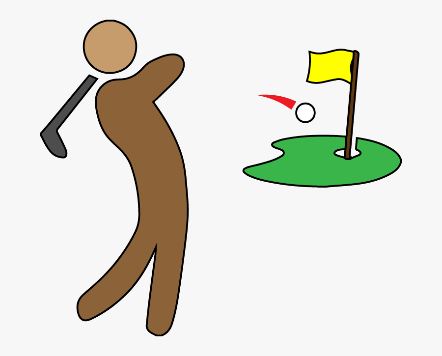 Clip Art Golf Football Putter Vector Graphics - Golf, Transparent Clipart