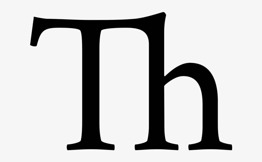 Th Ligature, Transparent Clipart
