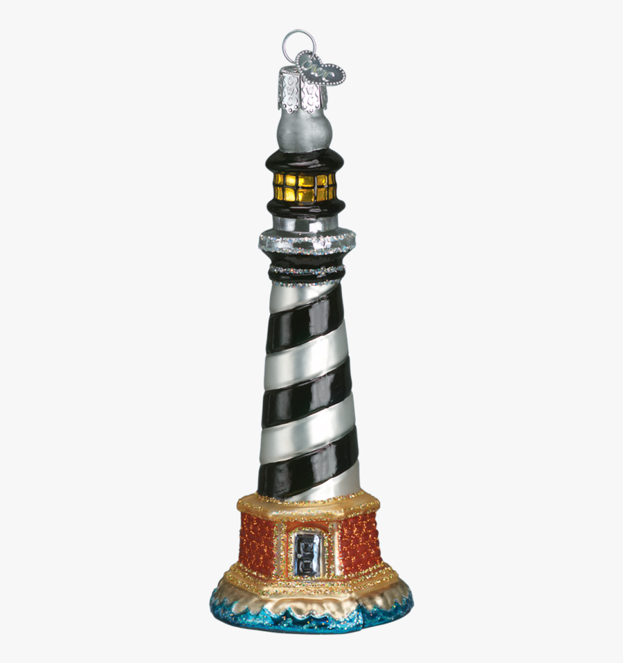 Clip Art Old World Christmas Ornament - Cape Hatteras Lighthouse, Transparent Clipart