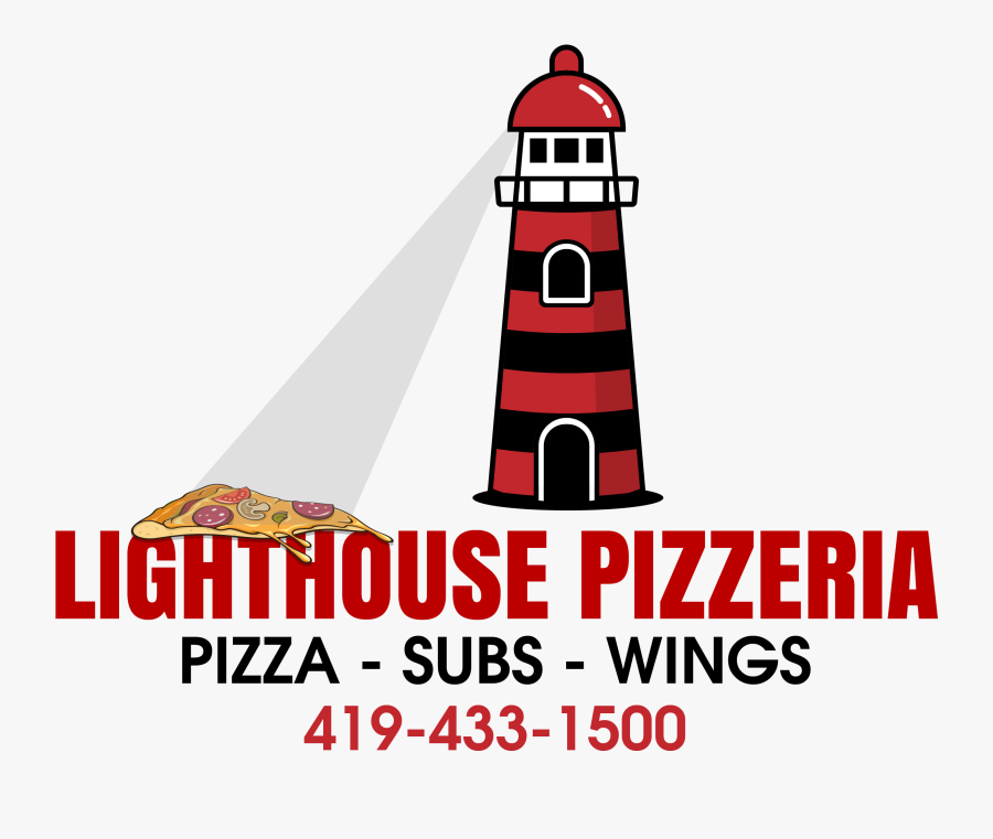 Lighthouse Pizzeria - Pizza, Transparent Clipart