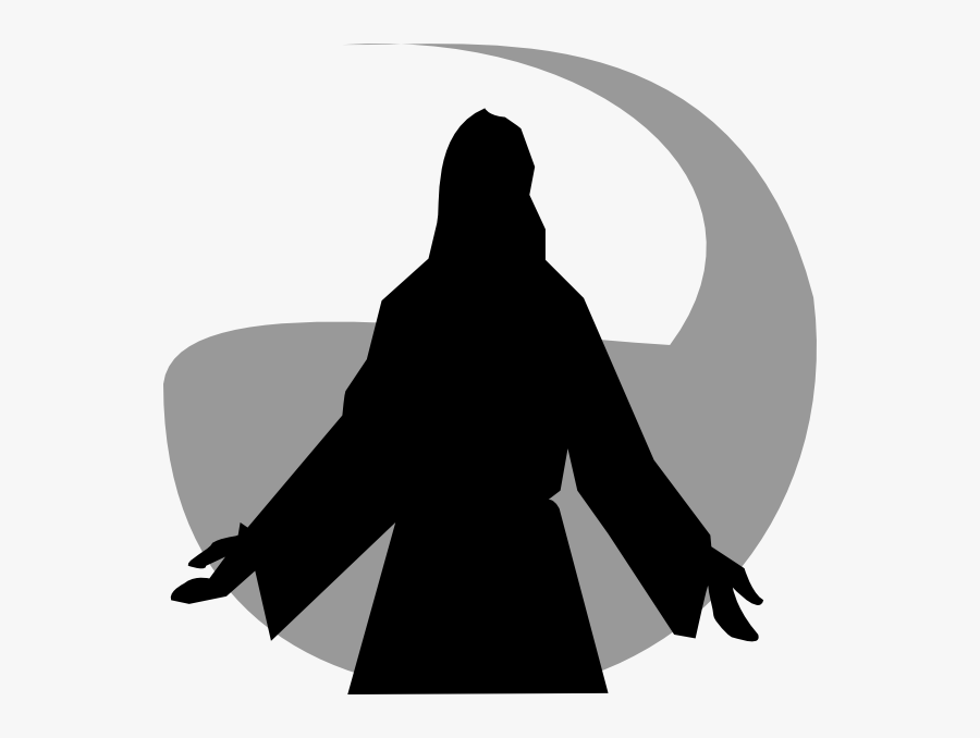 Jesus Christ Silhouette Png, Transparent Clipart
