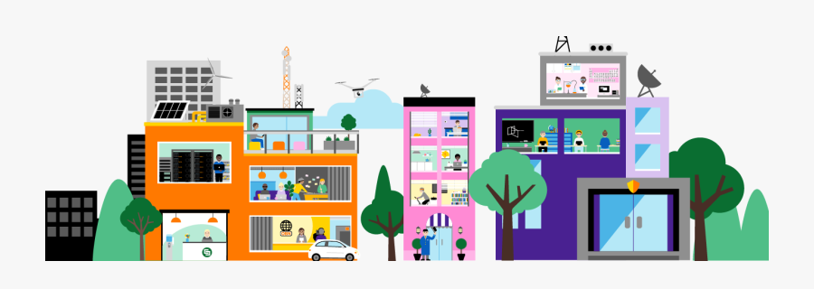 Clipart Smart City Png, Transparent Clipart