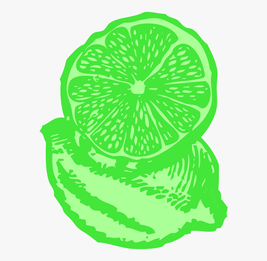 Limes - Cartoon Lemons, Transparent Clipart