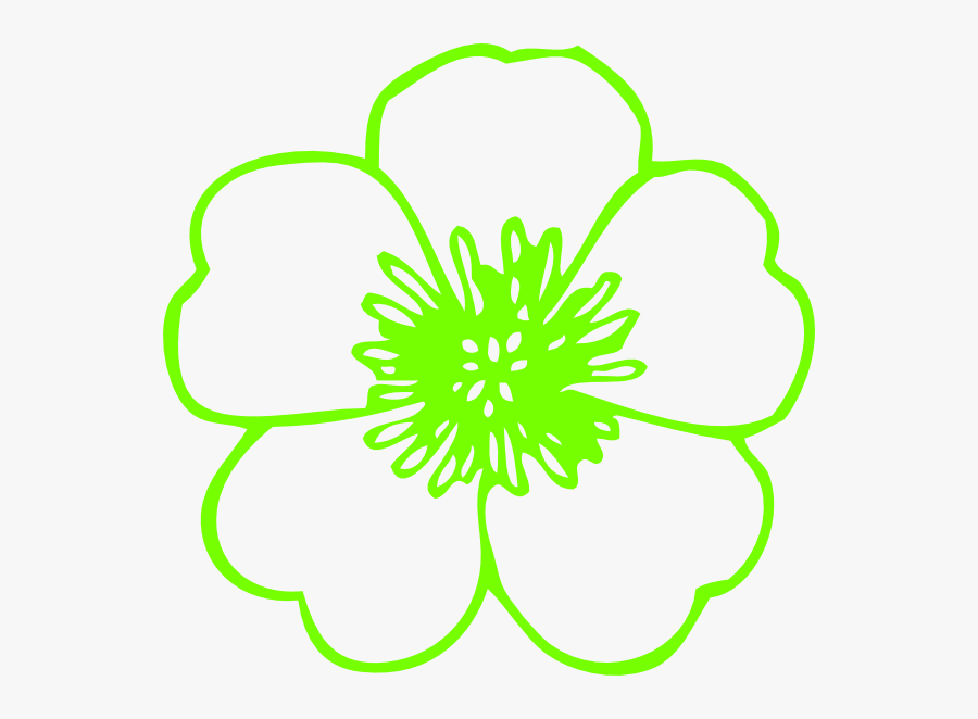 Lime Green Buttercup Svg Clip Arts - Illustration, Transparent Clipart