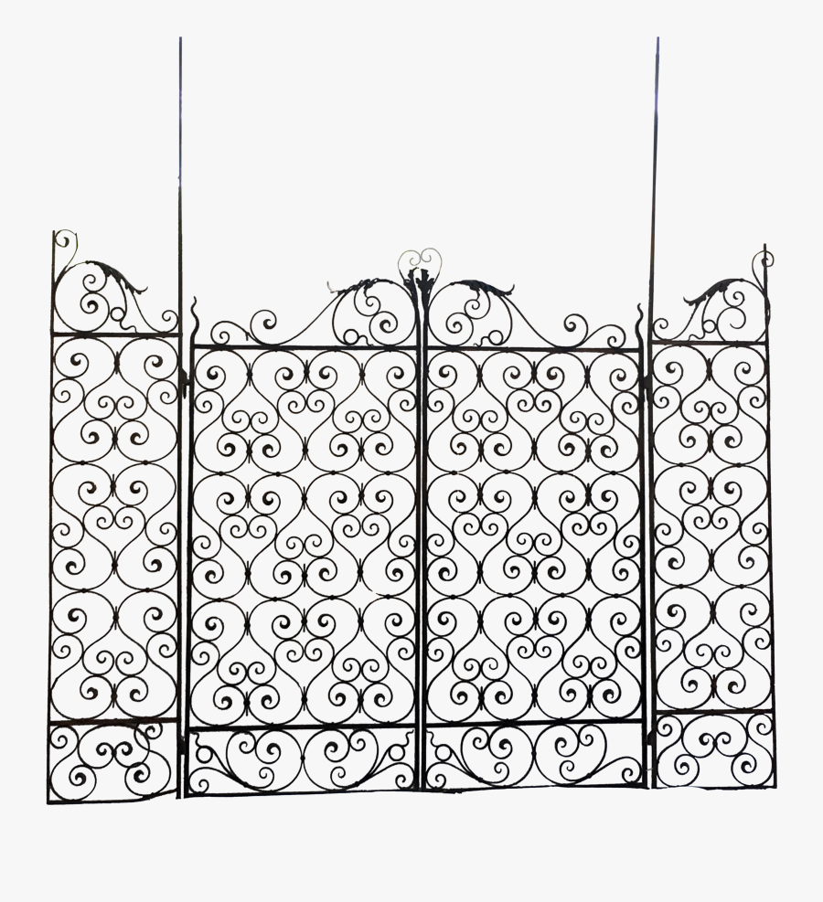 Antique Chairish Gate - Illustration, Transparent Clipart