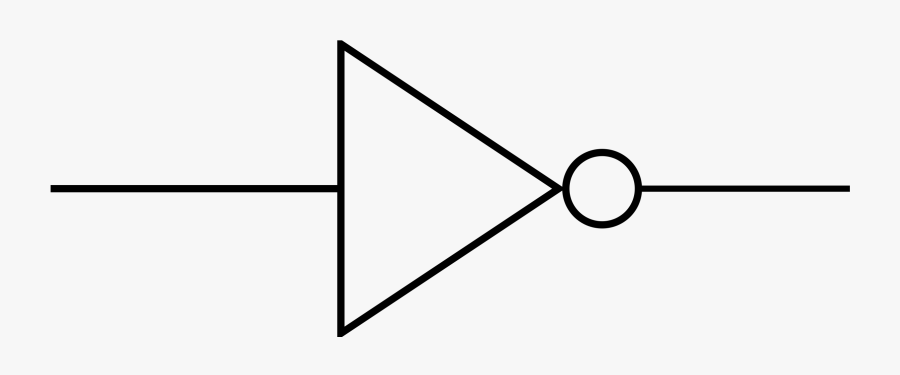 Inverter Circuit Symbol, Transparent Clipart