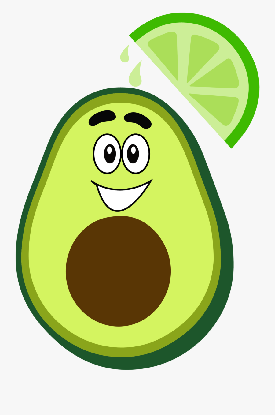 Guacamole Smiley, Transparent Clipart