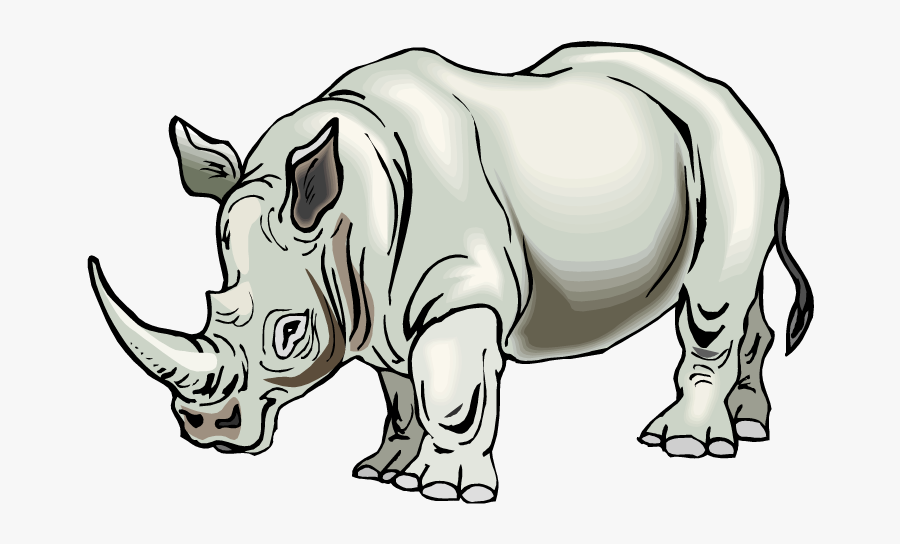 Brown Rhino Clipart - Rhino Clipart, Transparent Clipart