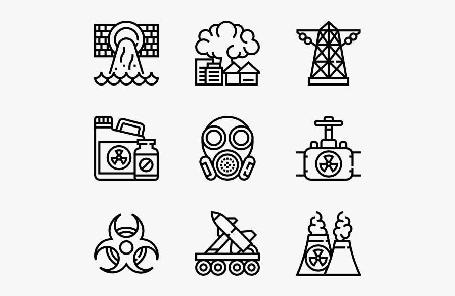 Nuclear - Stock Icons, Transparent Clipart