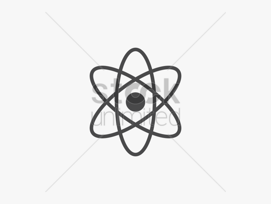 Atom Vector Image - Símbolo De La Ciencia, Transparent Clipart
