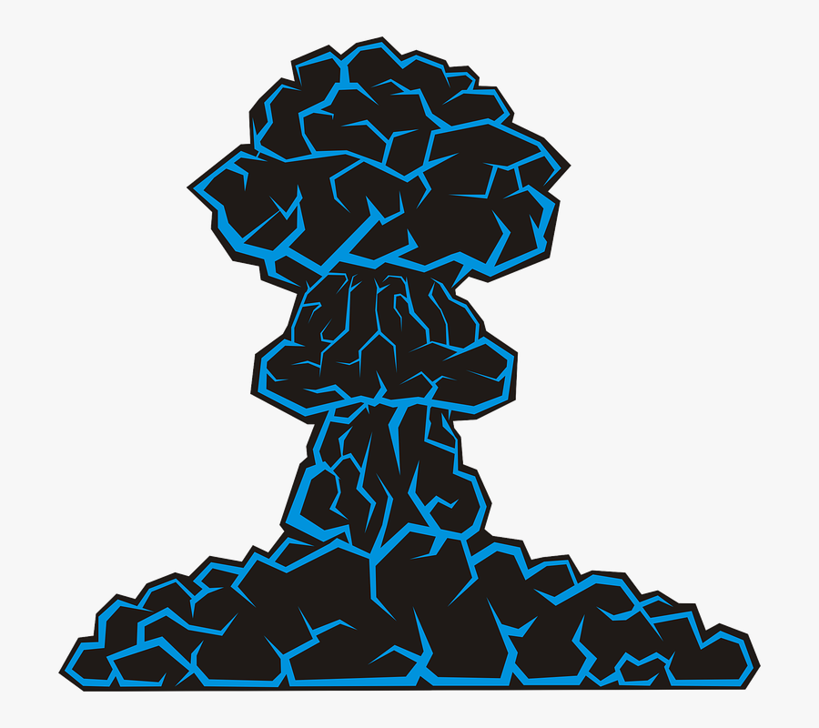 Hiroshima, Mushroom Cloud, Atomic Bomb, Boom, Cloud - Nuclear Explosion Gif Png, Transparent Clipart