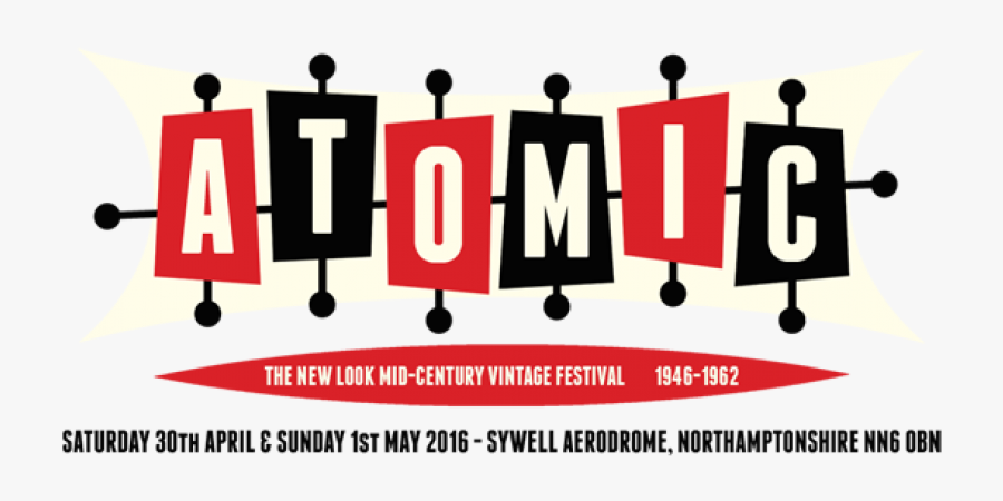 Atomic Vintage Festival, Transparent Clipart