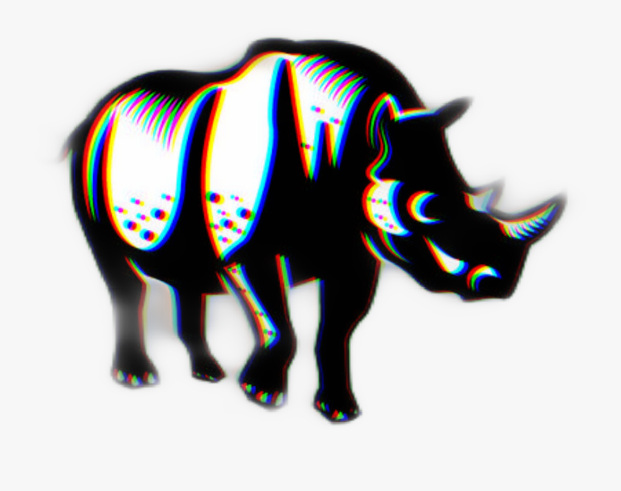 #rhinoday #rhino - Black Rhinoceros, Transparent Clipart