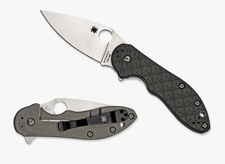 Spyderco Manix 2 G10, Transparent Clipart