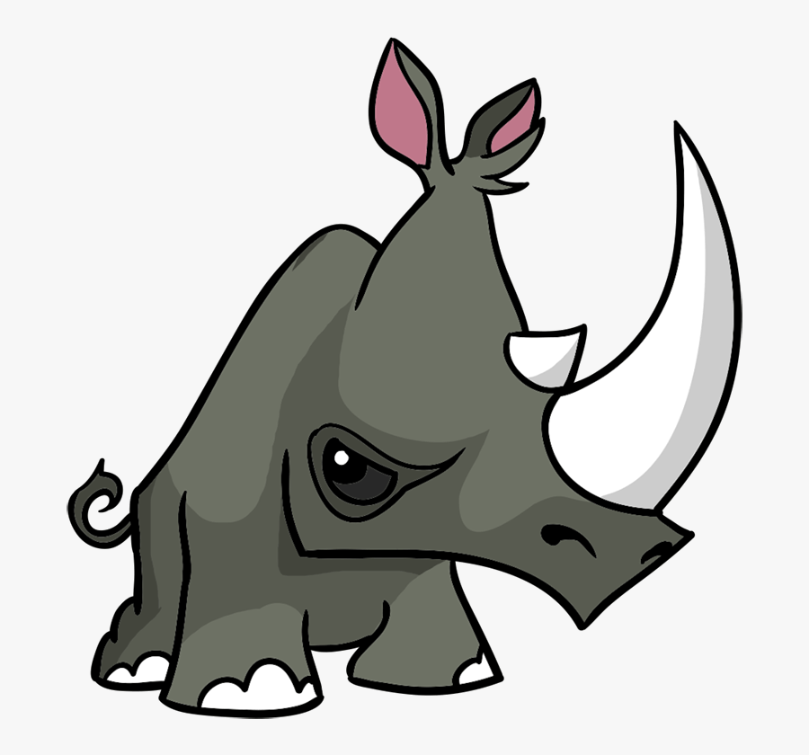 Animal Jam Coloring Pages Rhino, Transparent Clipart