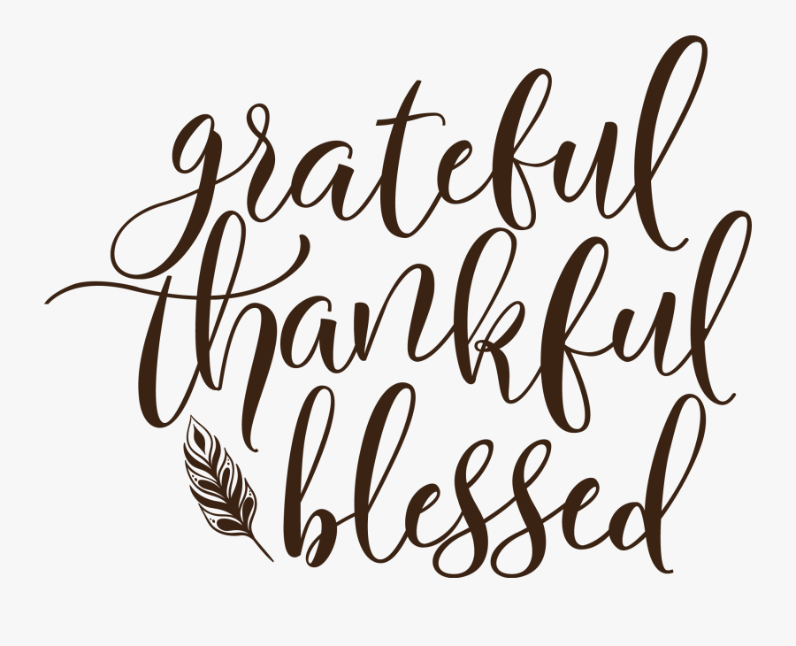 Thankful Png File, Transparent Clipart