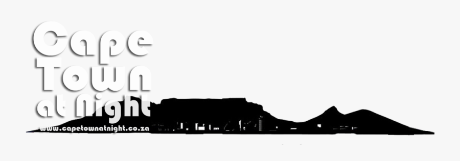 Cropped - Table Mountain Silhouette Png, Transparent Clipart