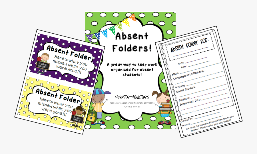 Folders Clipart Student Folder - Clip Art, Transparent Clipart