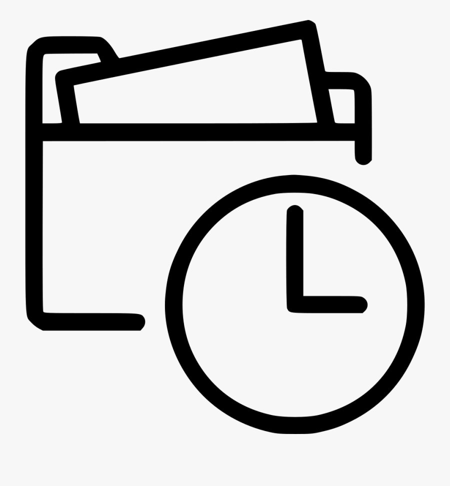 Map Folder History Schedule Comments - Line Art, Transparent Clipart