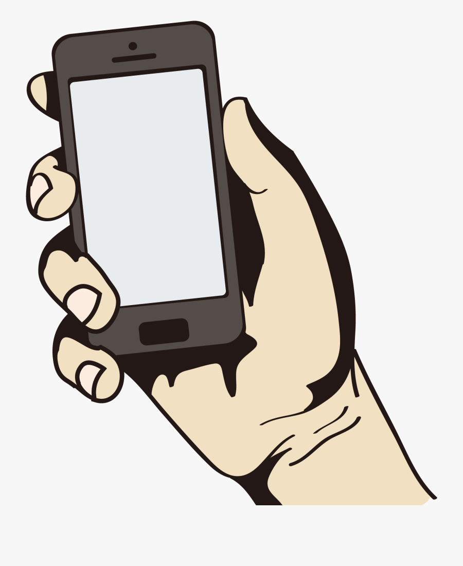Mobile Phone Smartphone Mobile Device - Vector Png Cell Phone Vector, Transparent Clipart