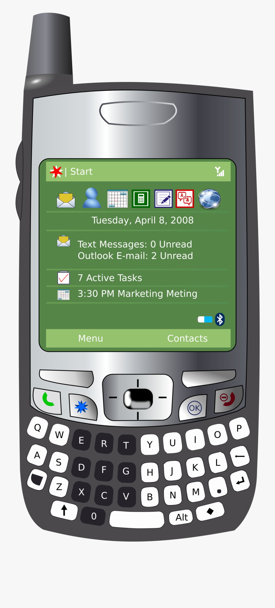 This Free Icons Png Design Of Smart Phone With No Logos - Smartphone, Transparent Clipart