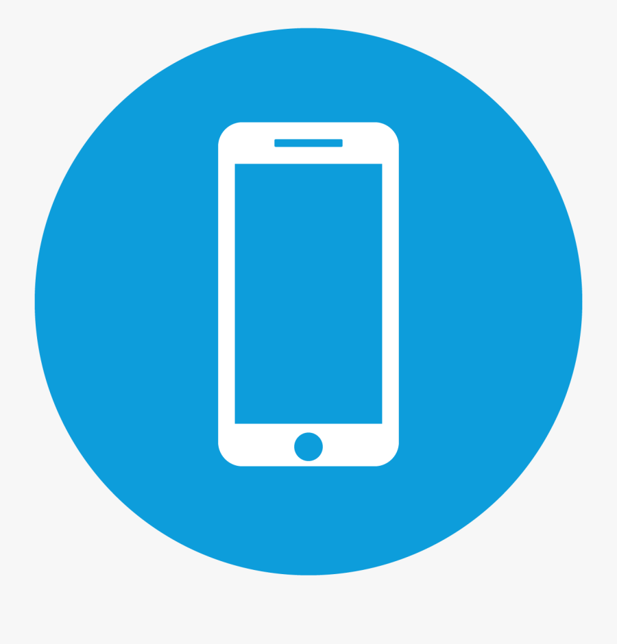 Blue Smart Phone Icon Clipart , Png Download - Phone Icon Png Blue, Transparent Clipart