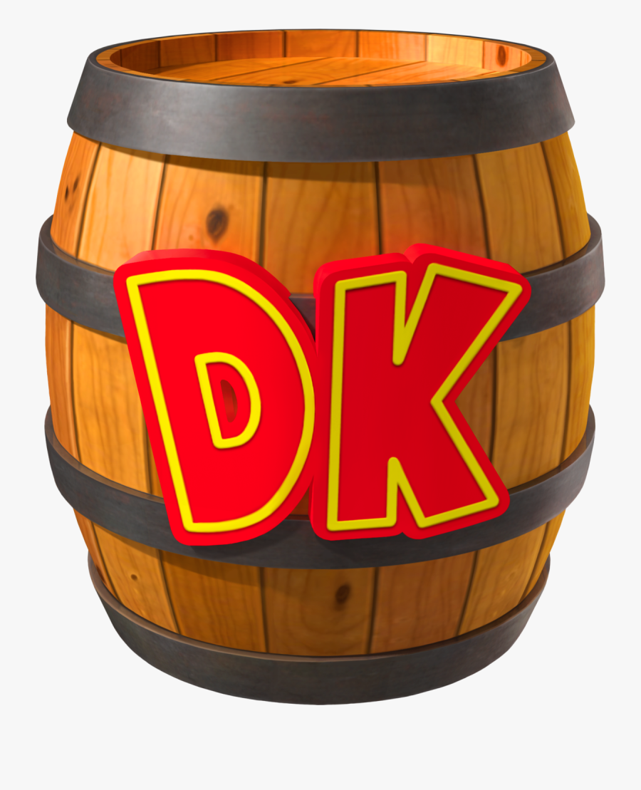 Donkey Kong Barrel, Transparent Clipart