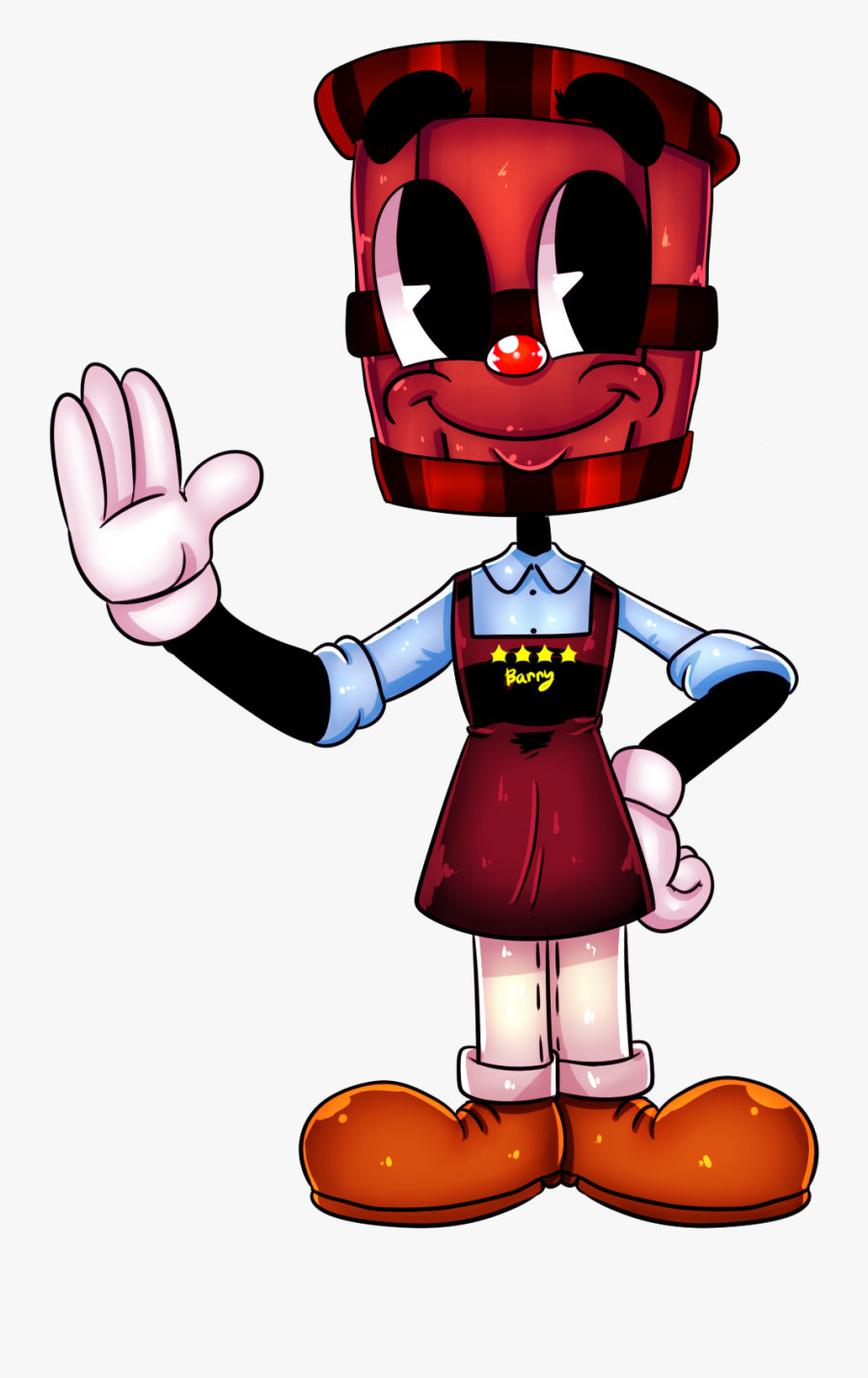 Barry Barrel - Cartoon, Transparent Clipart