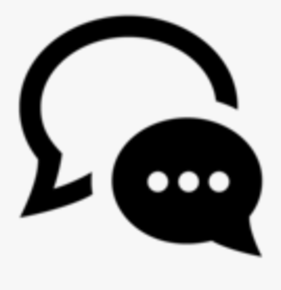 Speech Bubbles Icon Png, Transparent Clipart