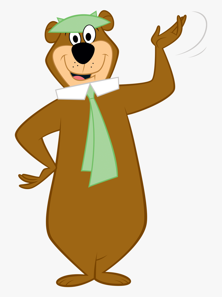 Yogi Bear Waving - Yogi Bear , Free Transparent Clipart - ClipartKey