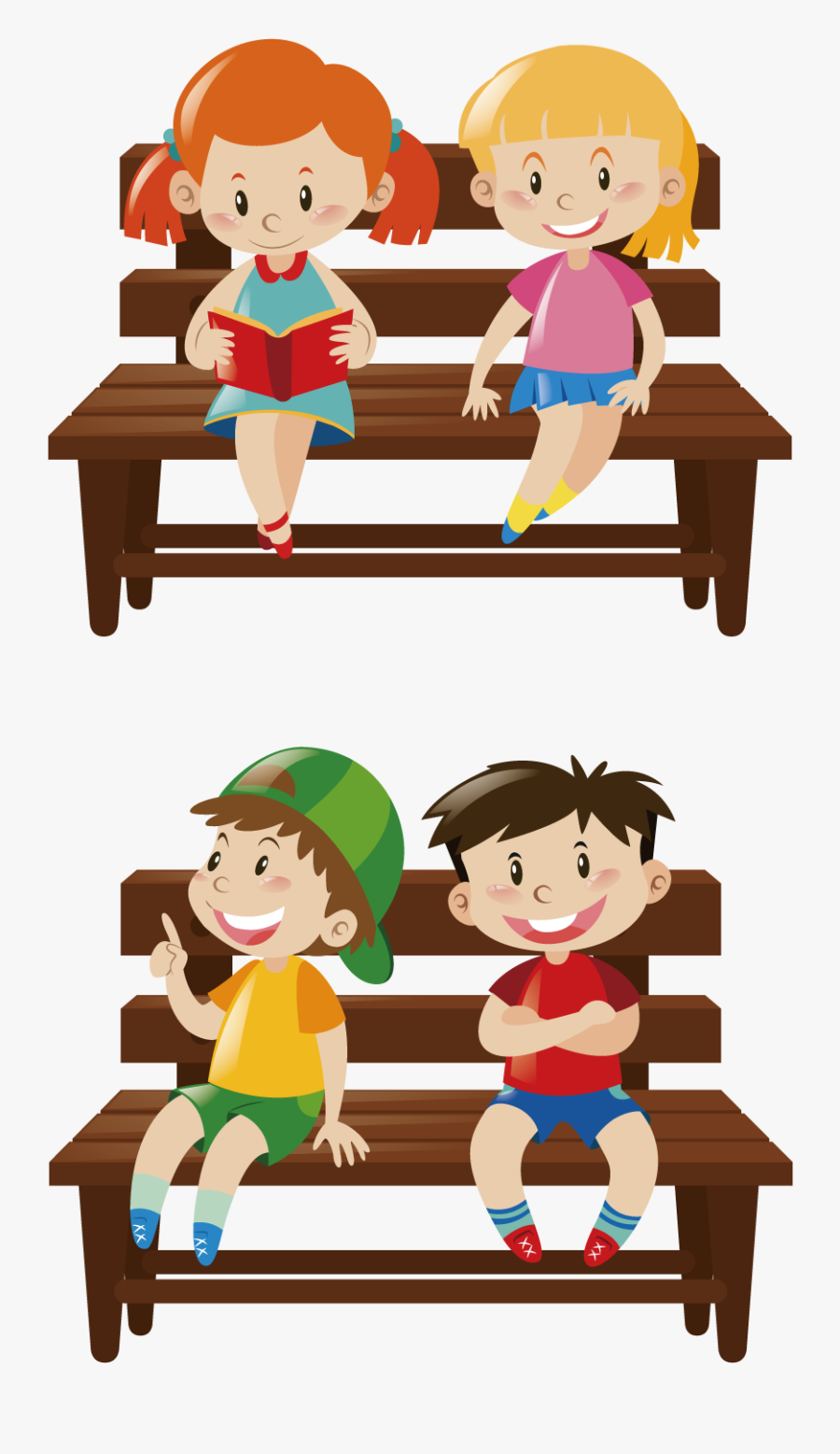 Boy Sitting On Chairs Clipart, Transparent Clipart