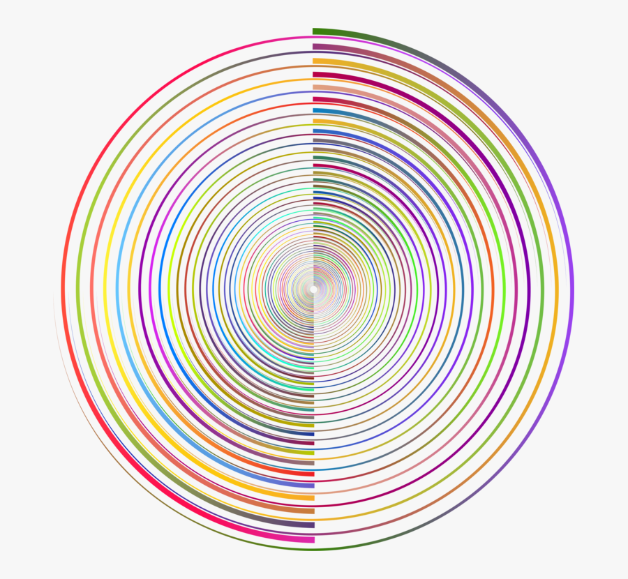 Symmetry,area,spiral - Circle, Transparent Clipart