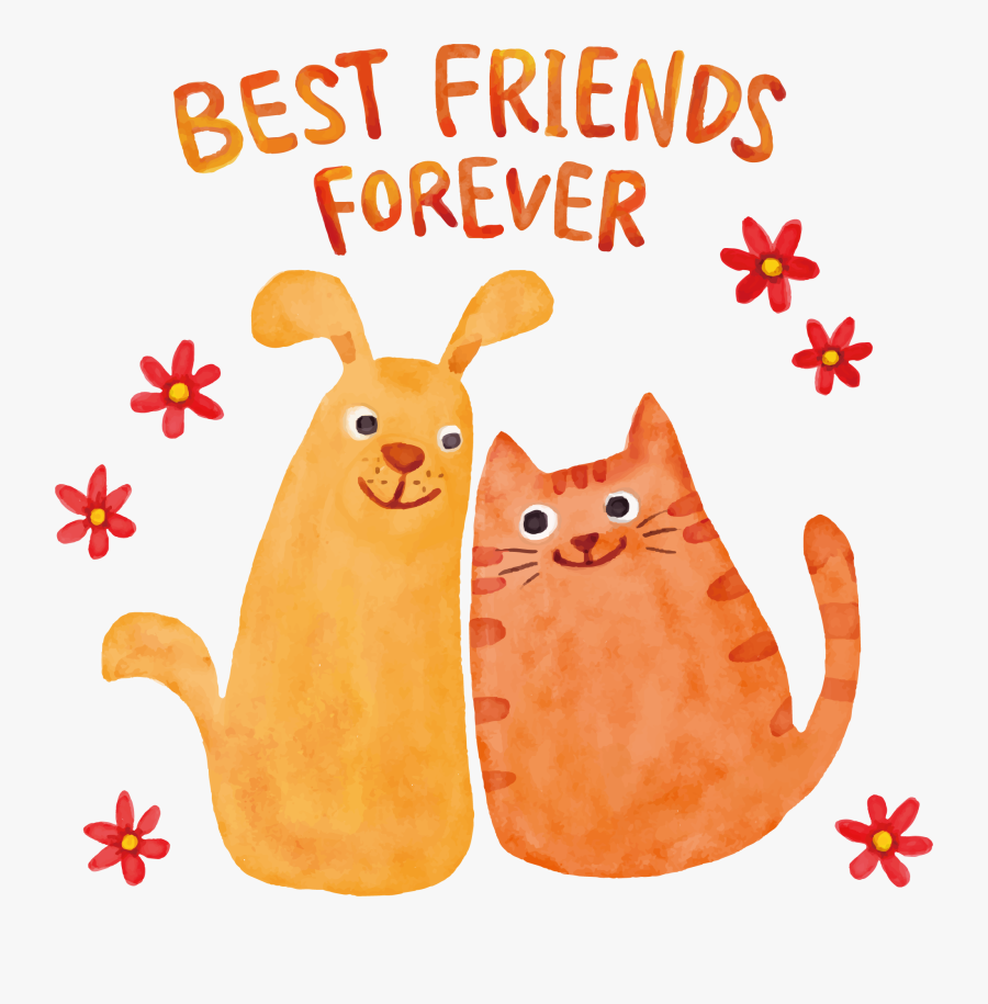 Love You Forever T - Best Friends Forever Picture In Cartoons, Transparent Clipart