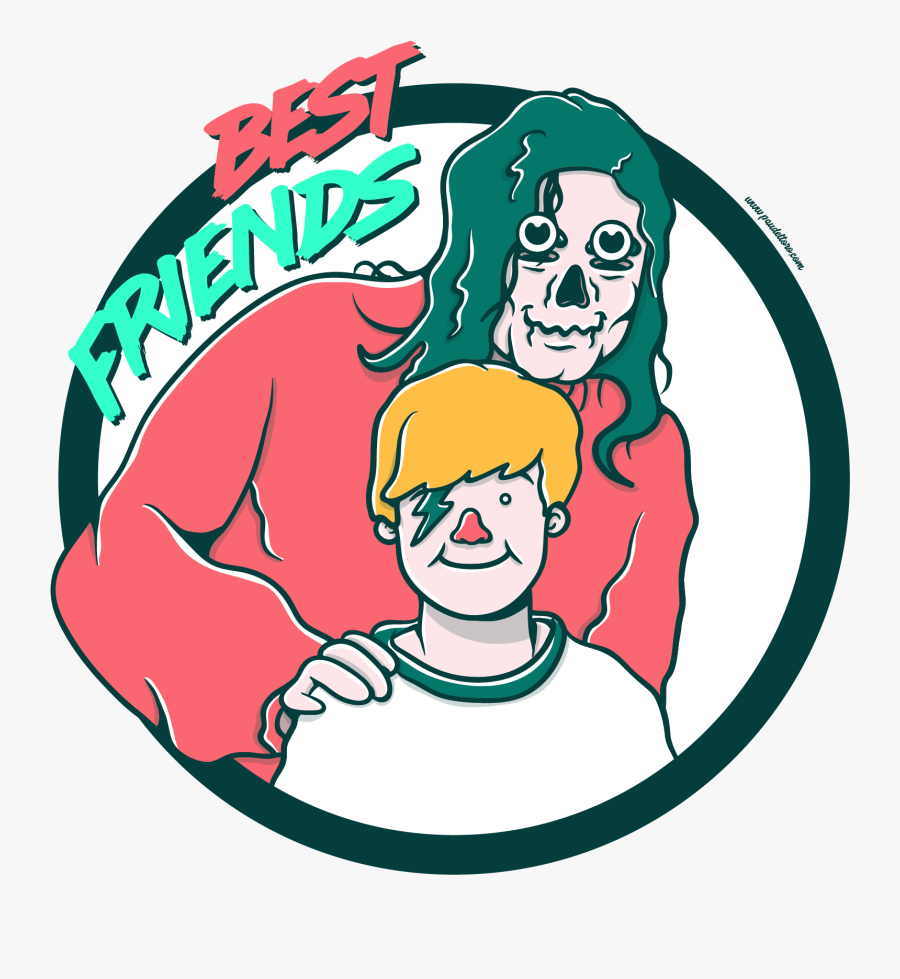 Best Friends - Cartoon, Transparent Clipart