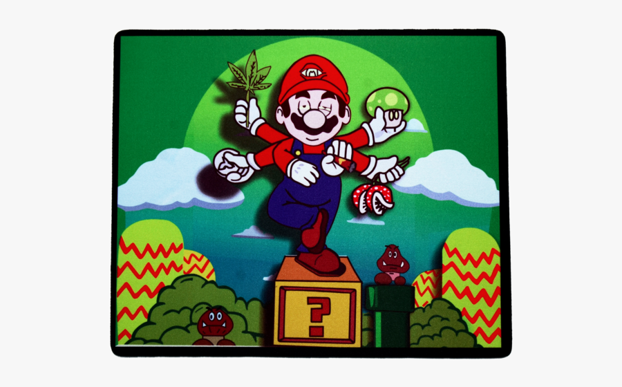 "g - O - D Mario - Cartoon, Transparent Clipart