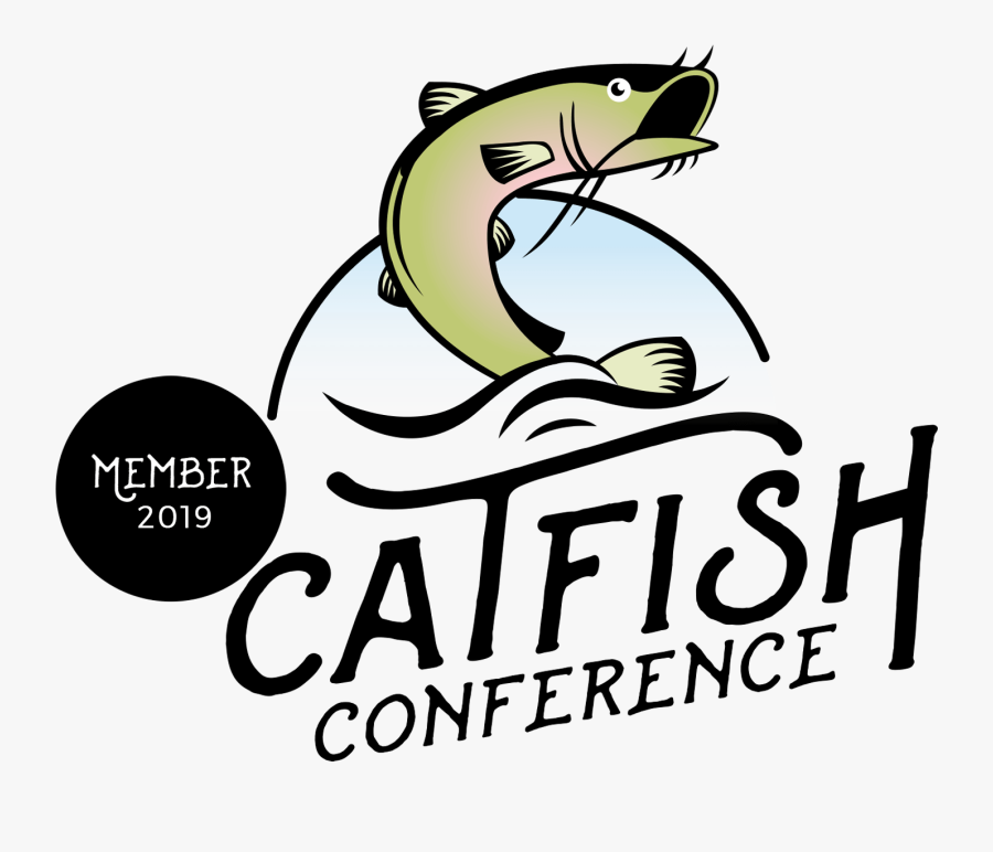 Catfish Conference 2019 Member Sticker - Cartoon, Transparent Clipart