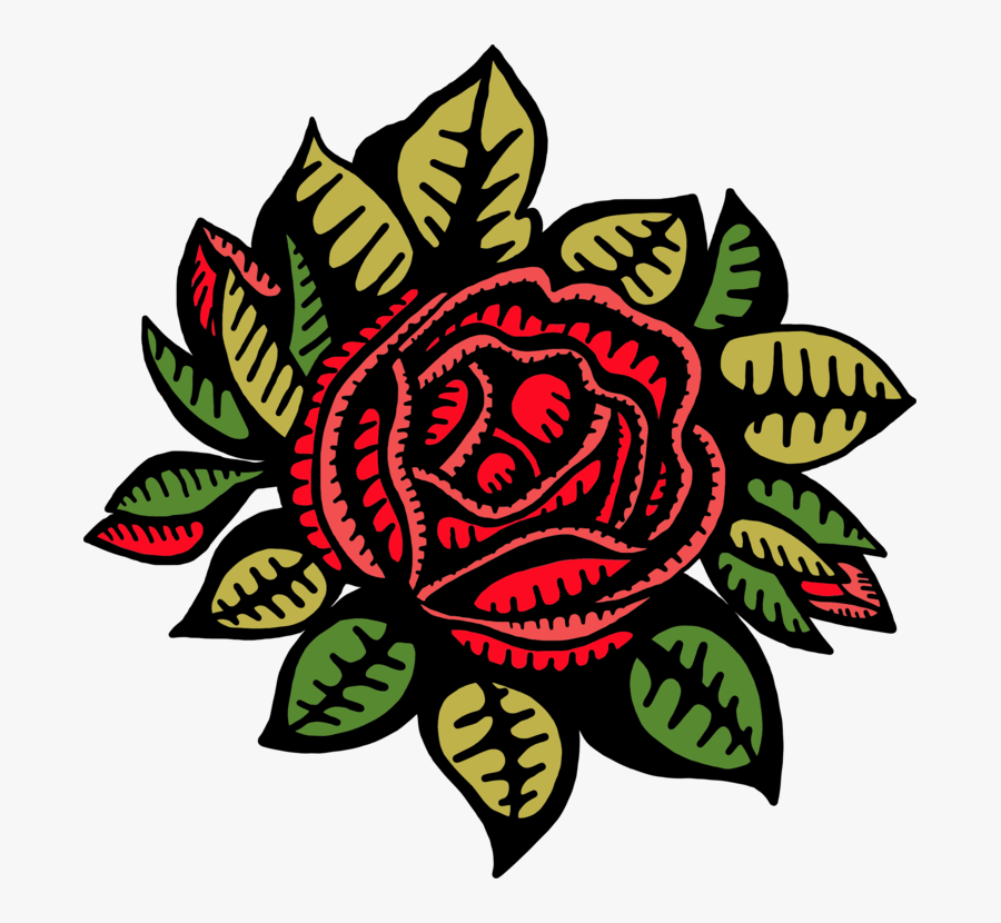 Visual Arts,plant,flora - Rose Drawing Public Domain, Transparent Clipart