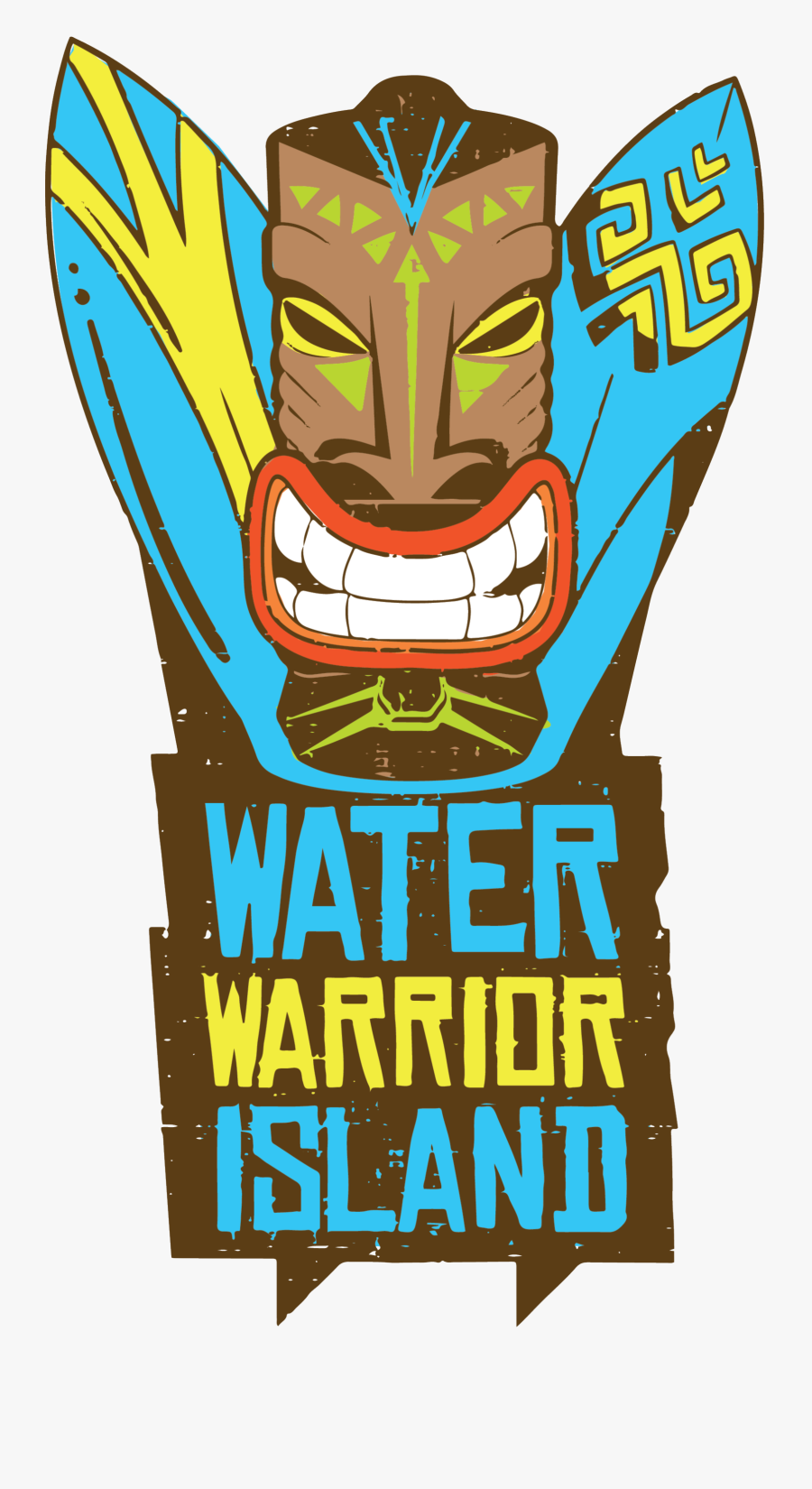 Water Warrior Island, Transparent Clipart