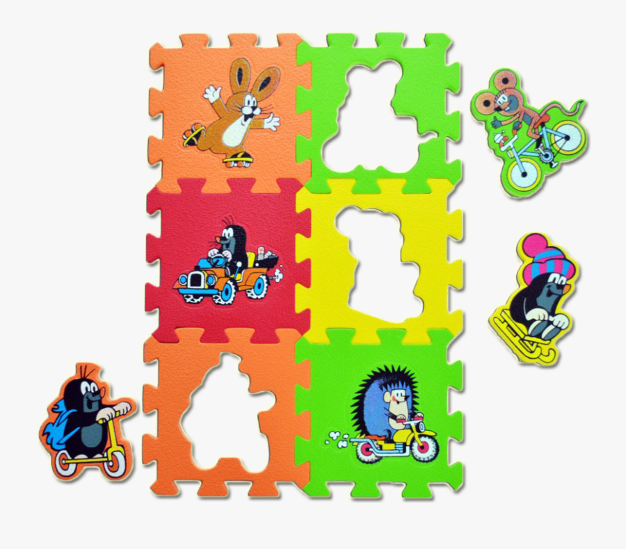 Baby Foam Puzzle Mat Mole - Puzzle Pěnové, Transparent Clipart