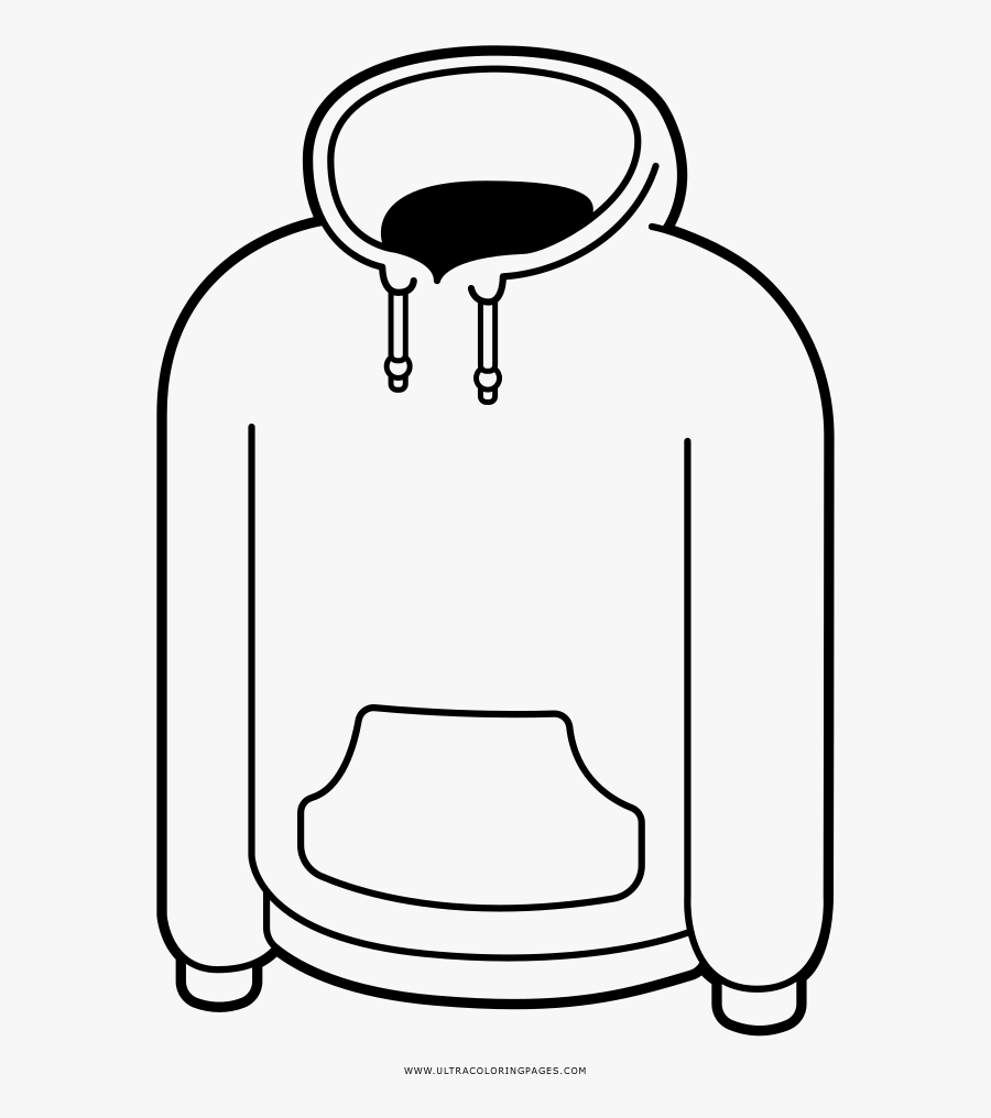 Hoodie Coloring Page , Free Transparent Clipart - ClipartKey