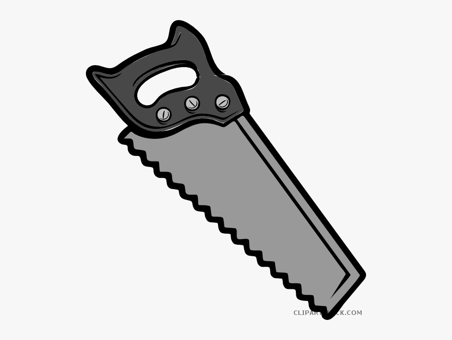 Saw Tools Free Black White Clipart Images Clipartblack - Saw Clip Art, Transparent Clipart